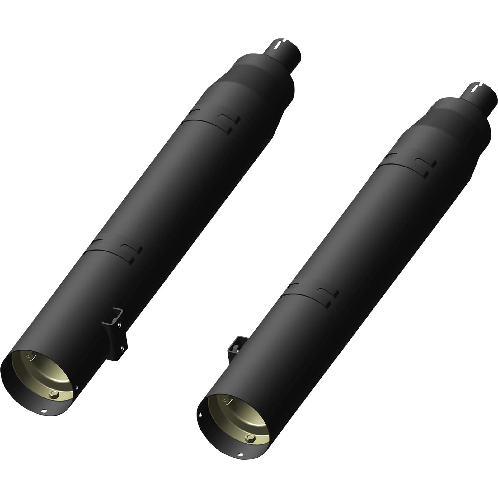 Khrome Werks 4-1/2" War Hammer Mufflers - Black [MPN: 202225]_1074123