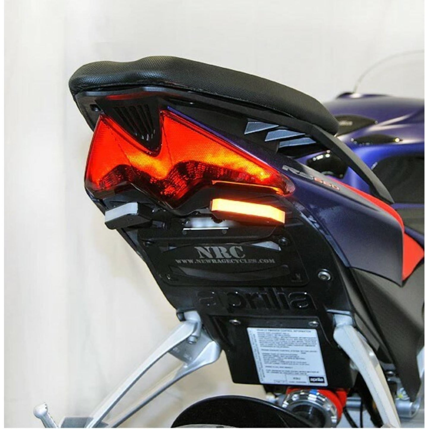 New Rage Cycle Fender Eliminator Kit - Black for 21+ Aprilia RS 660 [MPN: 660-FE]_1325711