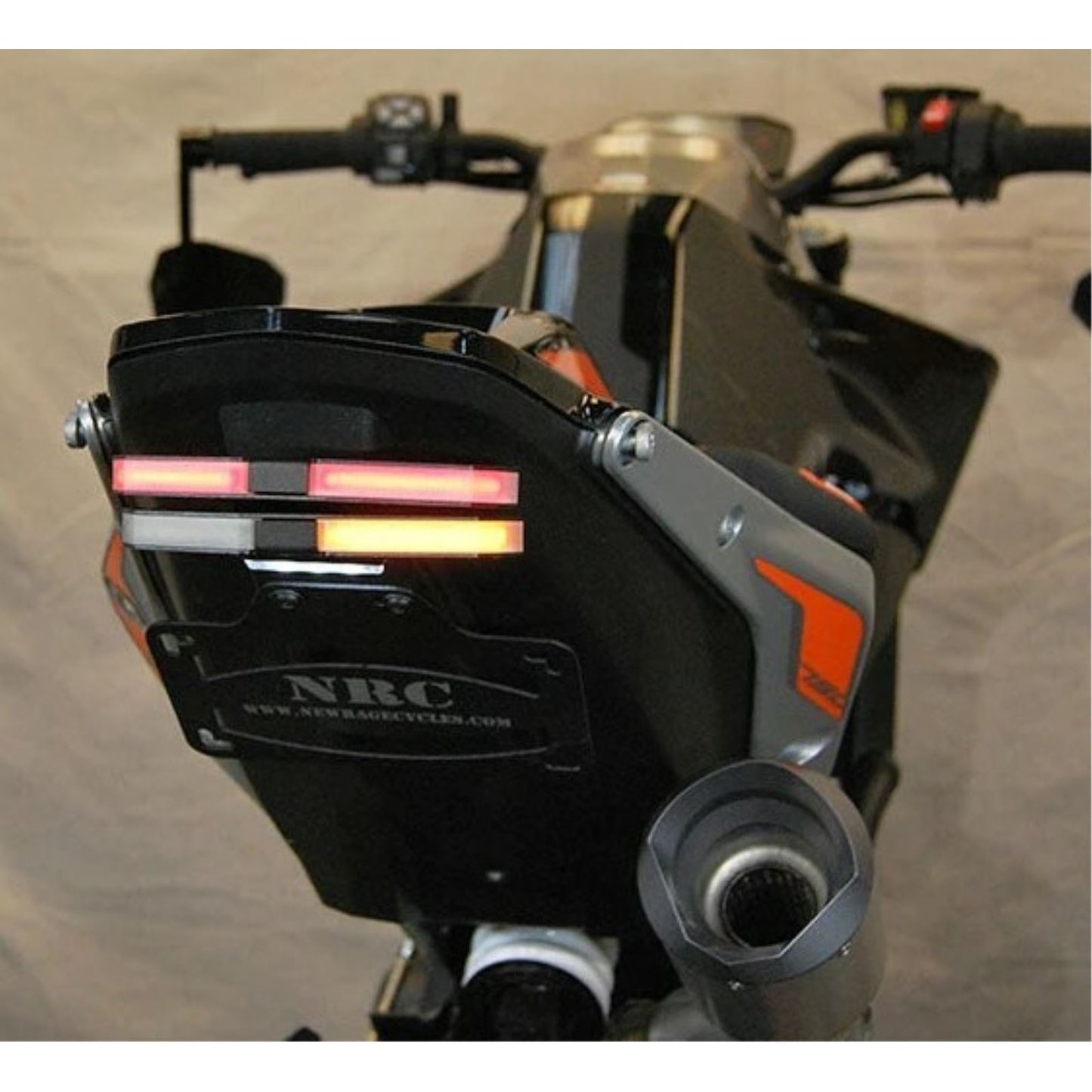 New Rage Cycle Fender Eliminator Kit Tucked - Black for 20+ KTM 890 [MPN: 890-FE-T]_1300892