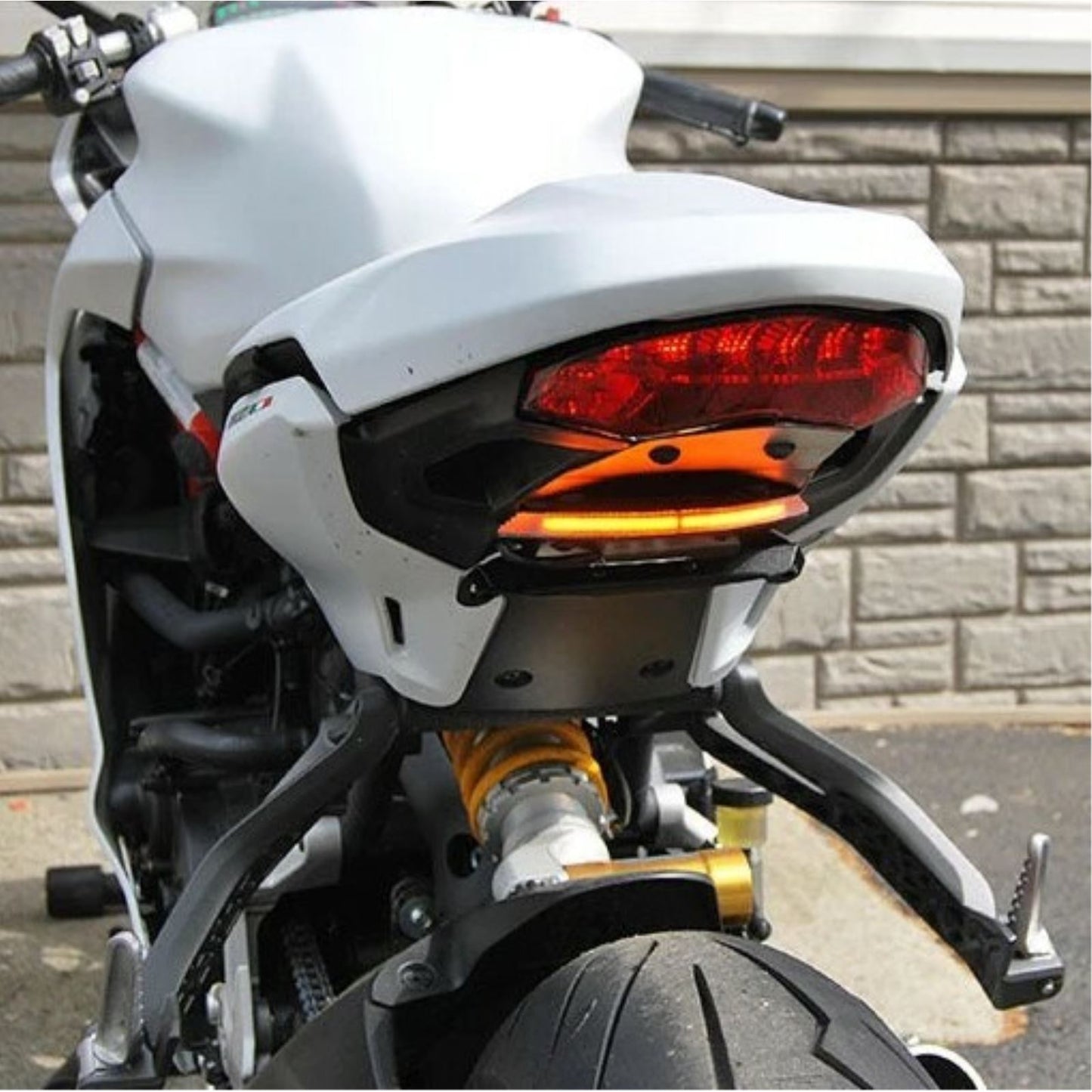 New Rage Cycle Fender Eliminator Kit - Black for 21+ Ducati Supersport 950 [MPN: 950-FE]_1300890