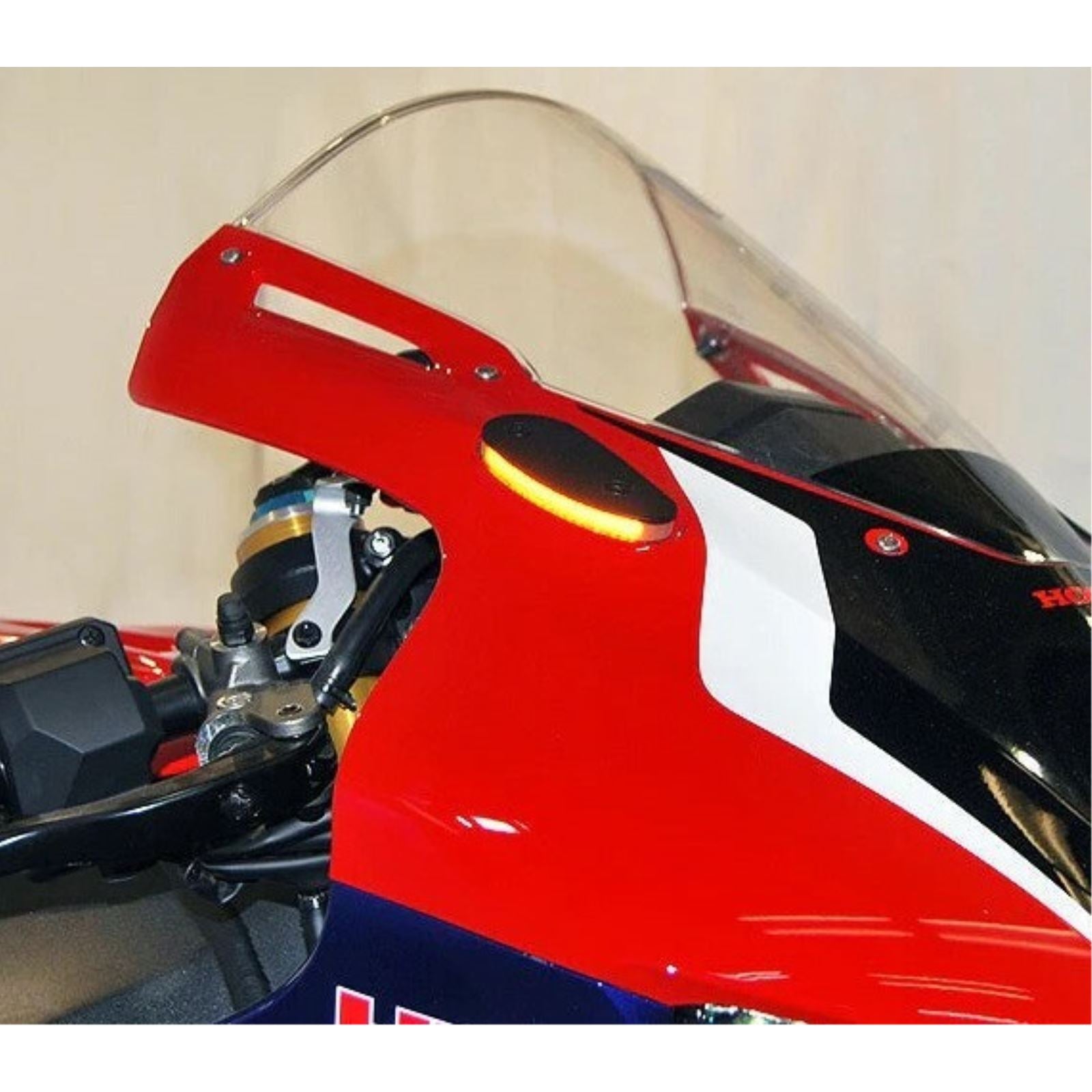 New Rage Cycle Mirror Turn Signals - Black for 21+ Honda CBR1000RR-R [MPN: CBRRR-FB]_1300889