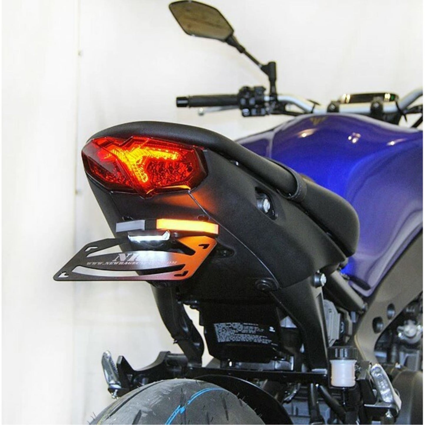 New Rage Cycle Fender Eliminator Kit - Black for 21+ Yamaha MT-09 [MPN: MT09-FE-21-S]_1300882