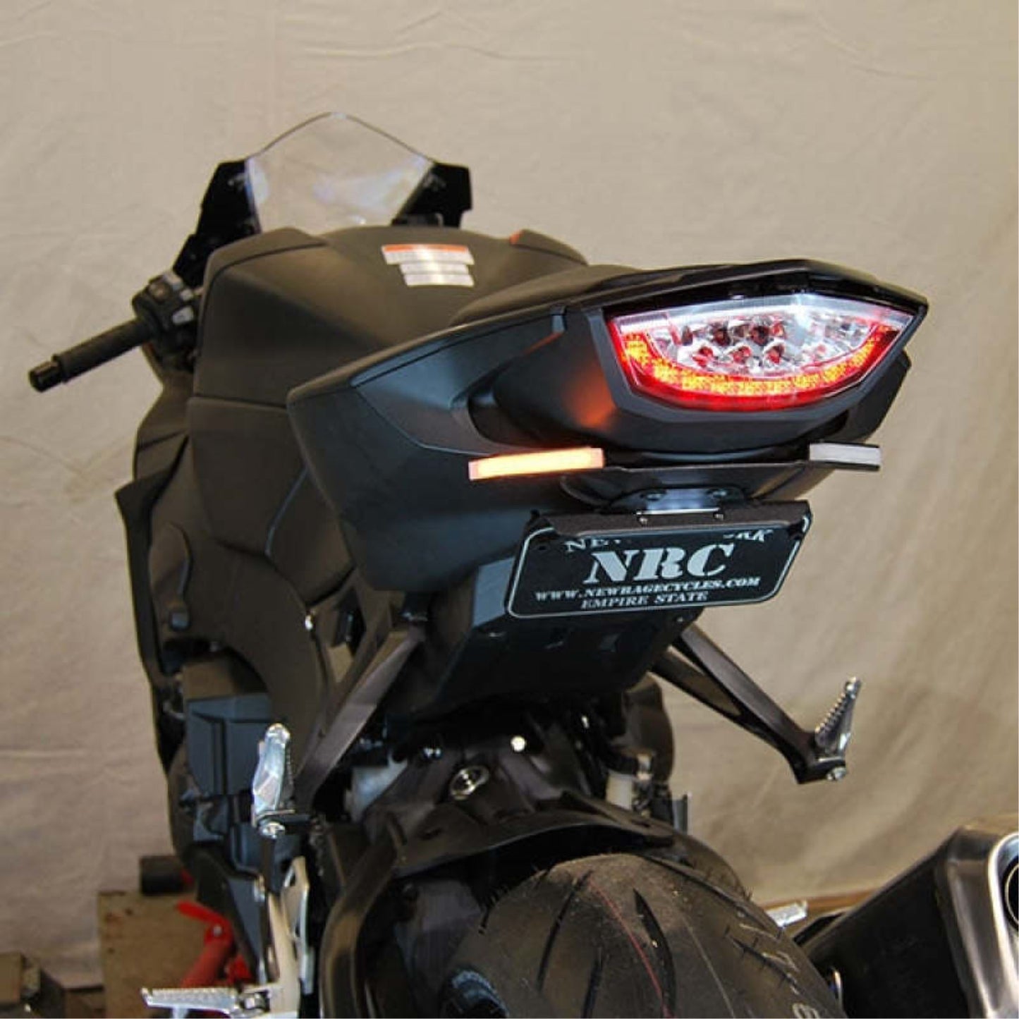 New Rage Cycle Front Turn Signals - Black for 21+ Yamaha R7 [MPN: R7-FB]_1462097