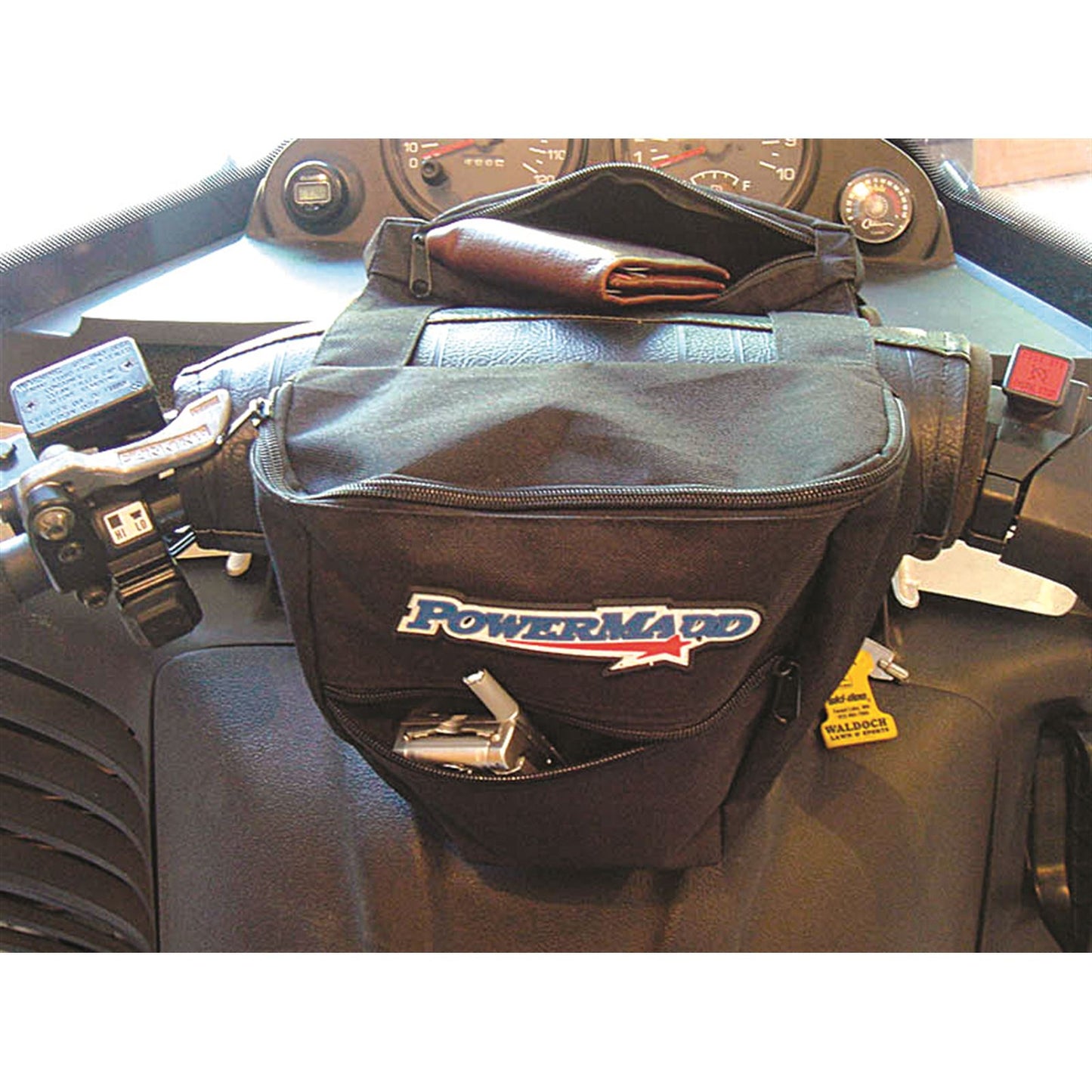 Powermadd Handlebar Pouch Hatsack Deluxe Black 73602_195074