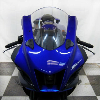 New Rage Cycle Mirror Block Off Plates - Black for 21+ Yamaha R7 [MPN: R7-MBO]_1300877