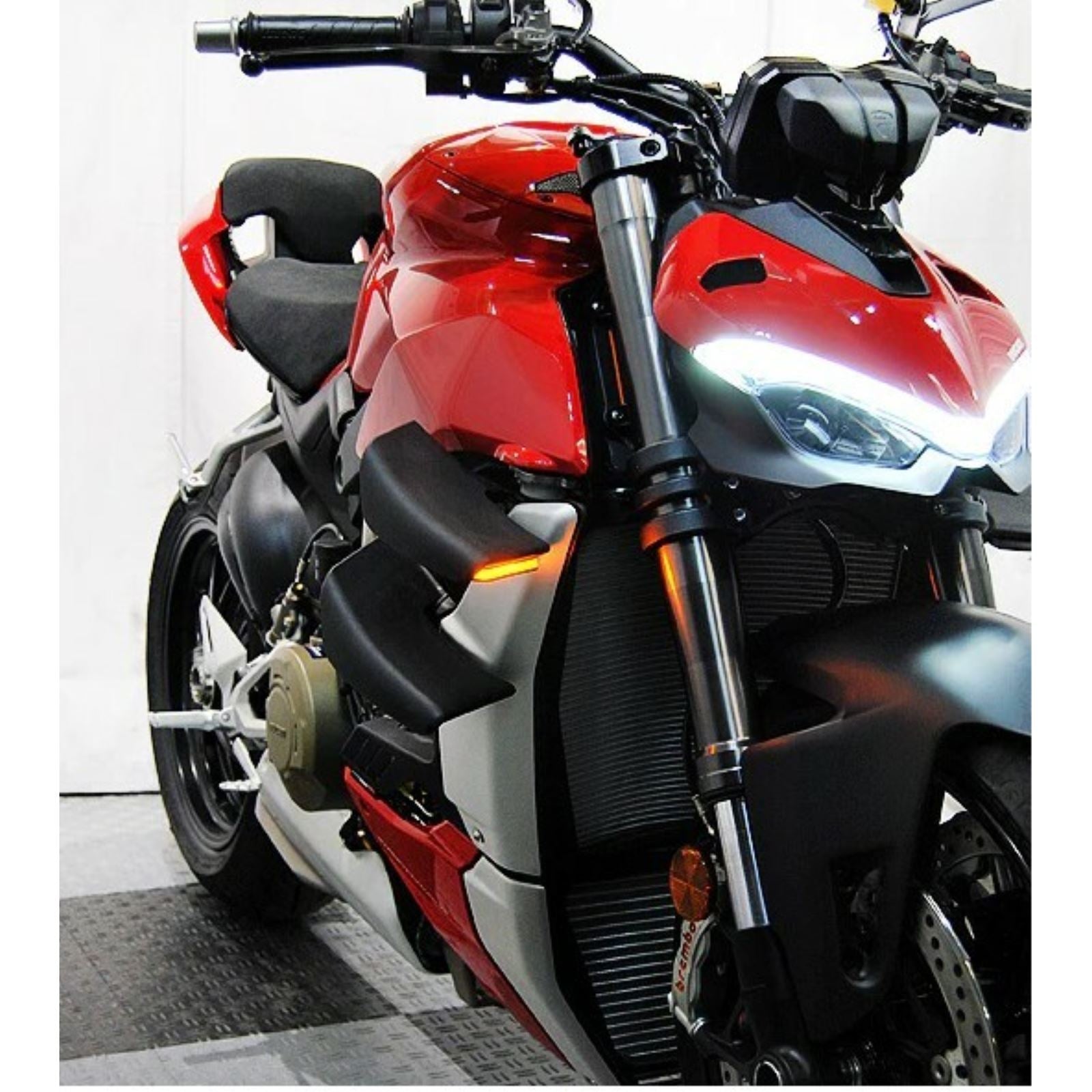 New Rage Cycle Front Turn Signals for 20-24 Ducati Streetfighter V4/ 2020 V2 [MPN: SF-FB]_1300876
