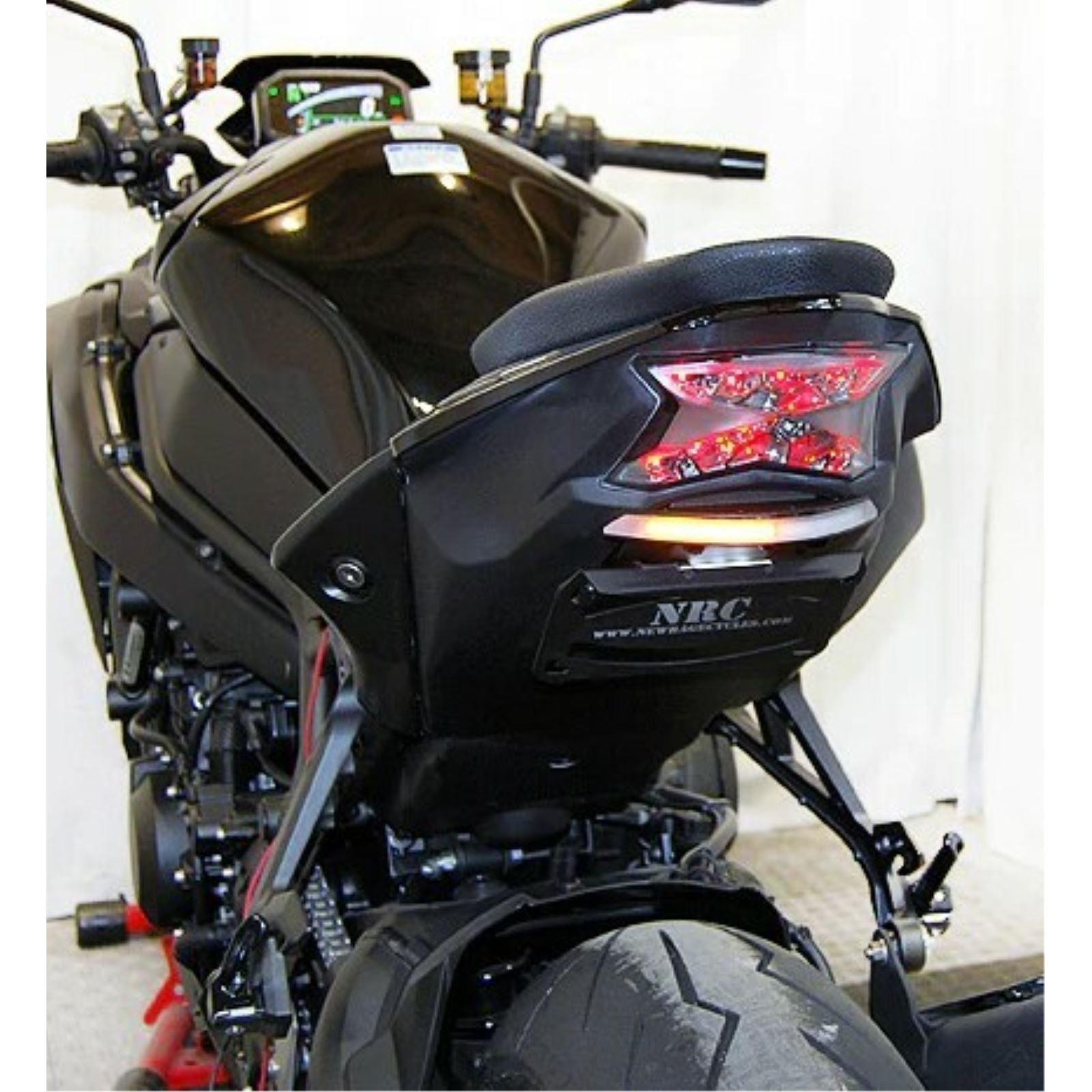 New Rage Cycle Fender Eliminator Kit Tucked - Black for 20+ Kawasaki ZH2 [MPN: ZH2-FE-T]_1300871