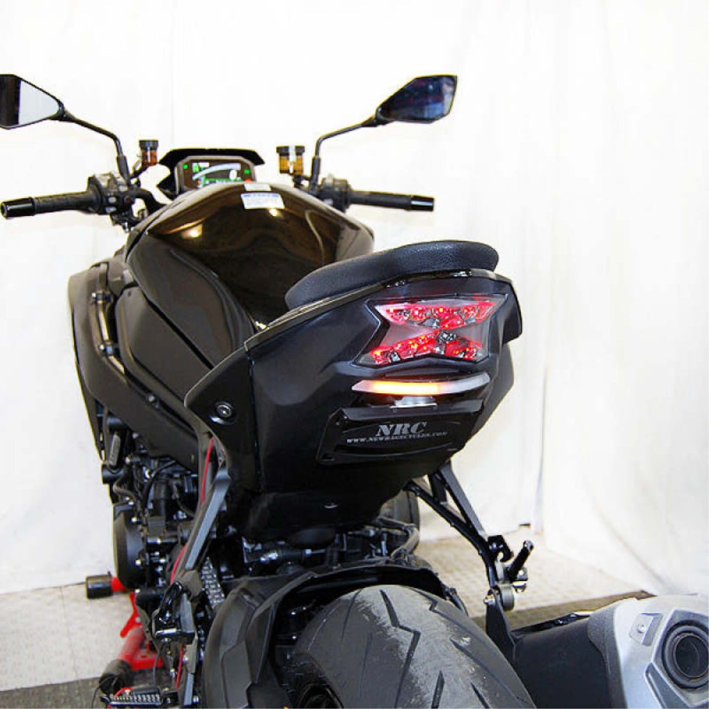 New Rage Cycle Fender Eliminator Kit Tucked - Black for 20+ Kawasaki ZH2 [MPN: ZH2-FE-T]_1462279