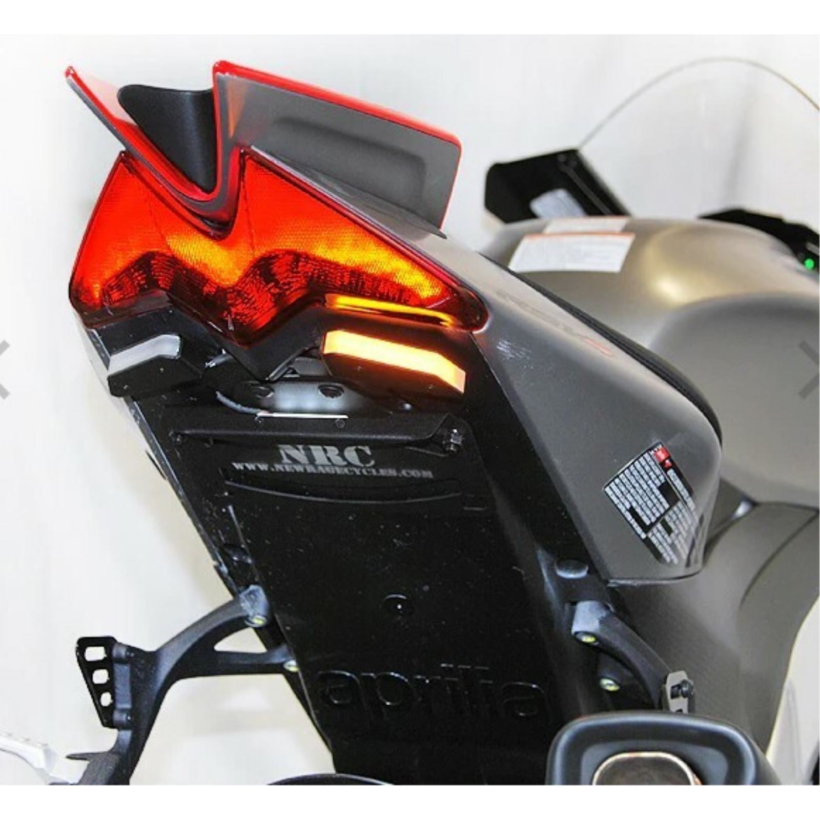 New Rage Cycle Fender Eliminator Kit - Black for 21+ Aprilia RSV4 [MPN: RSV4-FE-21]_1300870