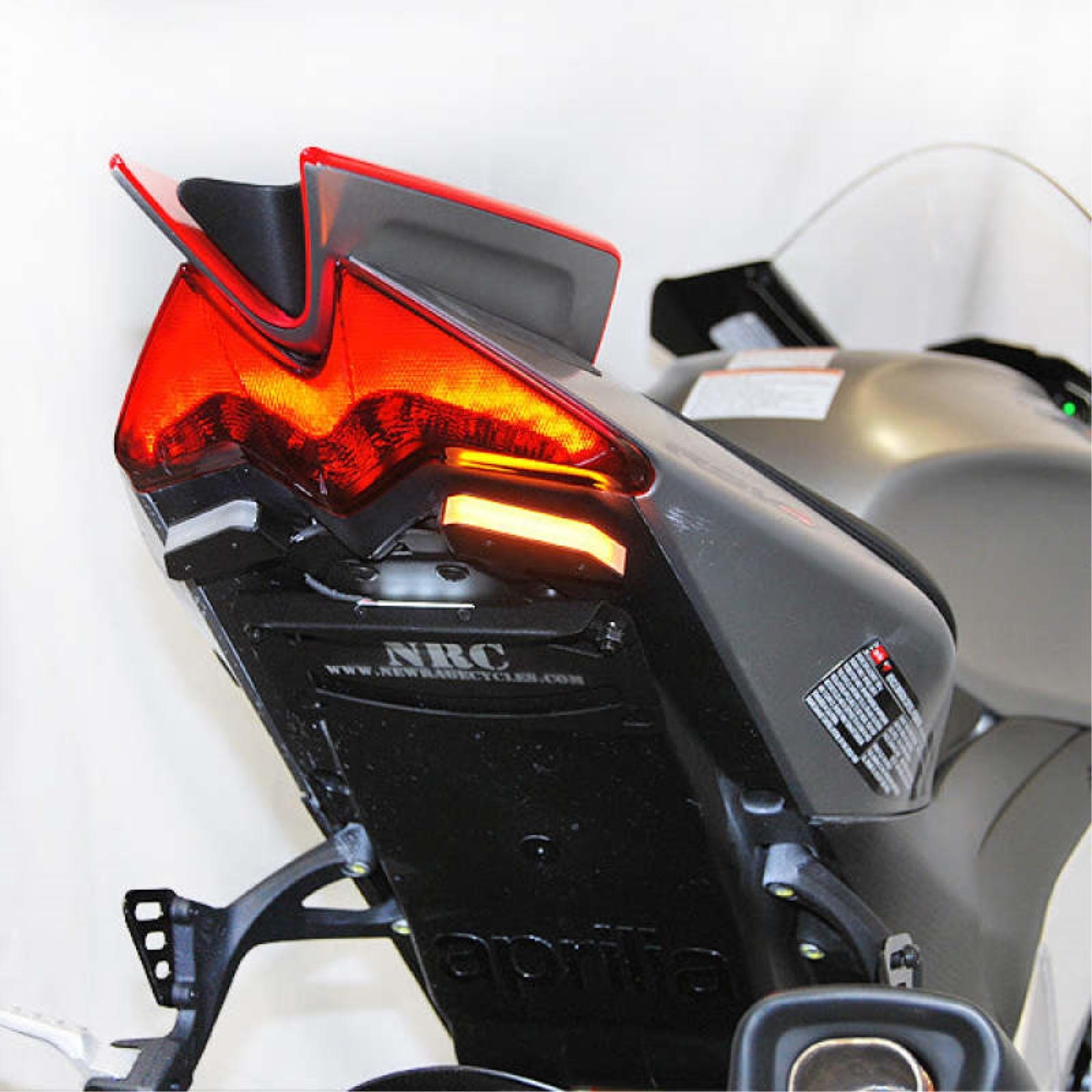 New Rage Cycle Fender Eliminator Kit - Black for 21+ Aprilia RSV4 [MPN: RSV4-FE-21]_1462142