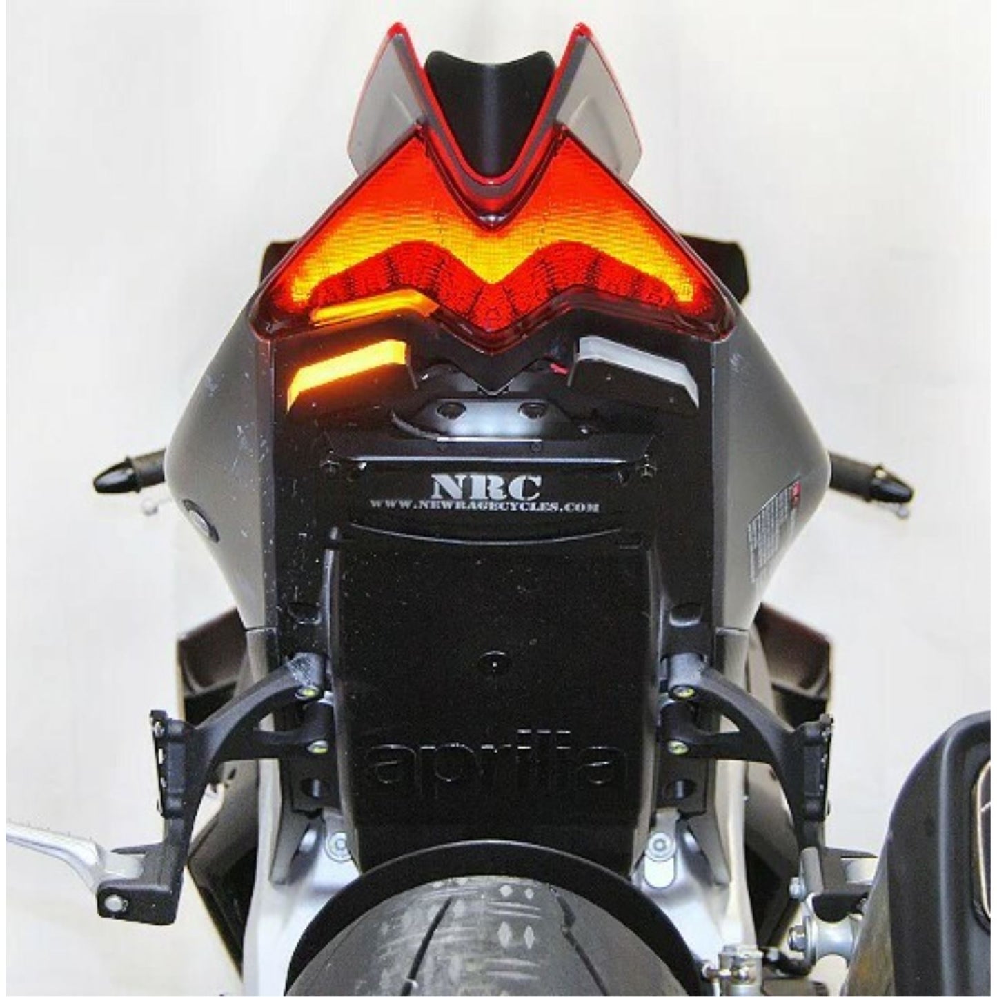 New Rage Cycle Fender Eliminator Kit - Black for 21+ Aprilia RSV4 [MPN: RSV4-FE-21]_1300883