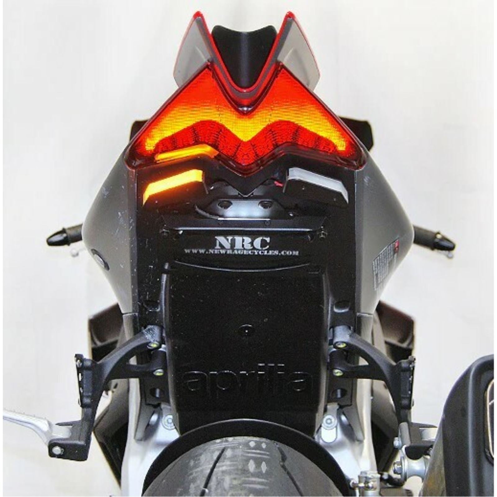 New Rage Cycle Fender Eliminator Kit - Black for 21+ Aprilia RSV4 [MPN: RSV4-FE-21]_1300883