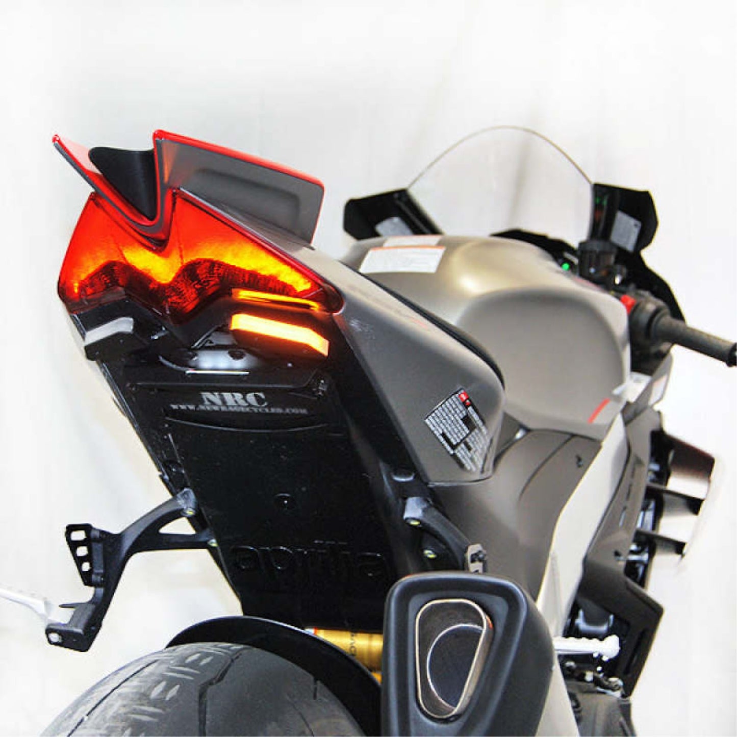 New Rage Cycle Fender Eliminator Kit - Black for 21+ Aprilia Tuono [MPN: TUONO-FE-21]_1462193