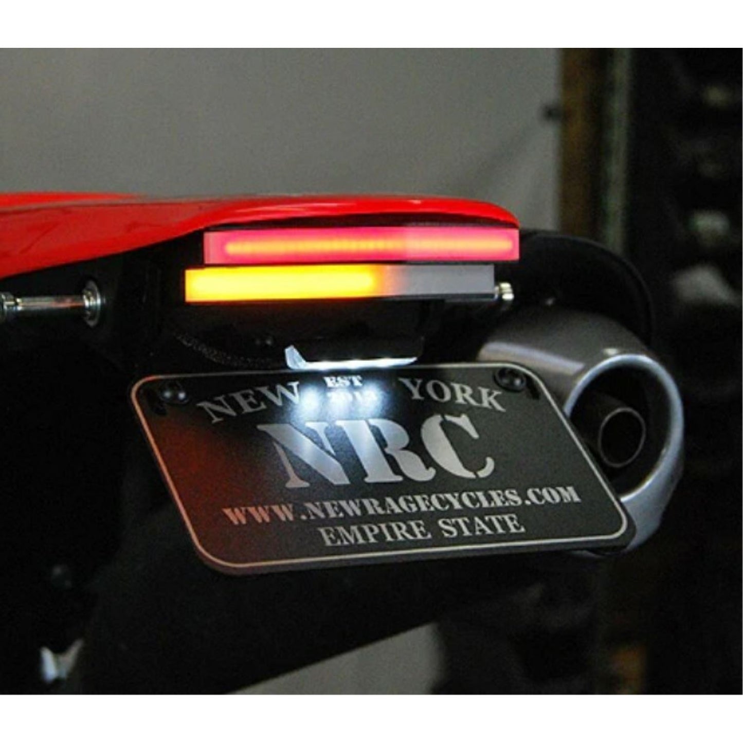New Rage Cycle Fender Eliminator Kit - Black for 13+ Honda CRF250L [MPN: CRF-FE]_1300929