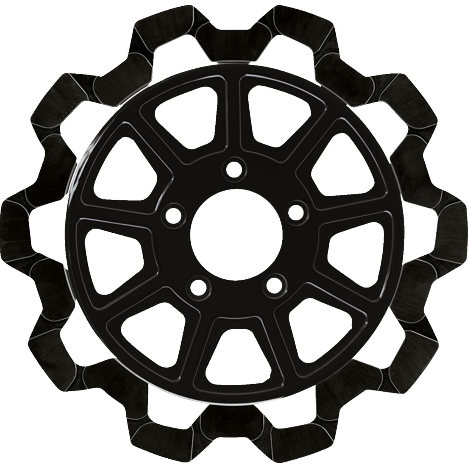 Lyndall Brakes 9-Spoke Rotor Rear Black/Black Bow Tie 11.8" [MPN: 4104-2133]_1487818