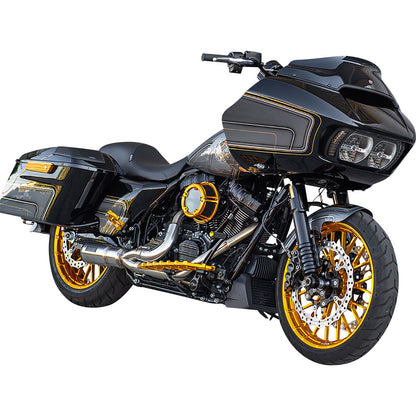 Arlen Ness Fork Tube - 49 mm - 22.875" - Gold 121-000_890627