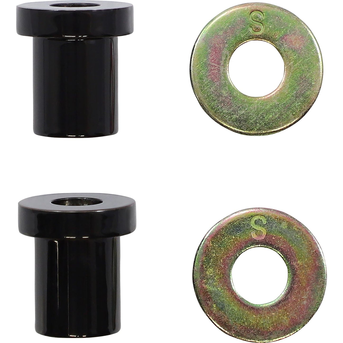 LA Choppers Riser Bushings - Solid - Black [MPN: LA-7400-55B]_1095819