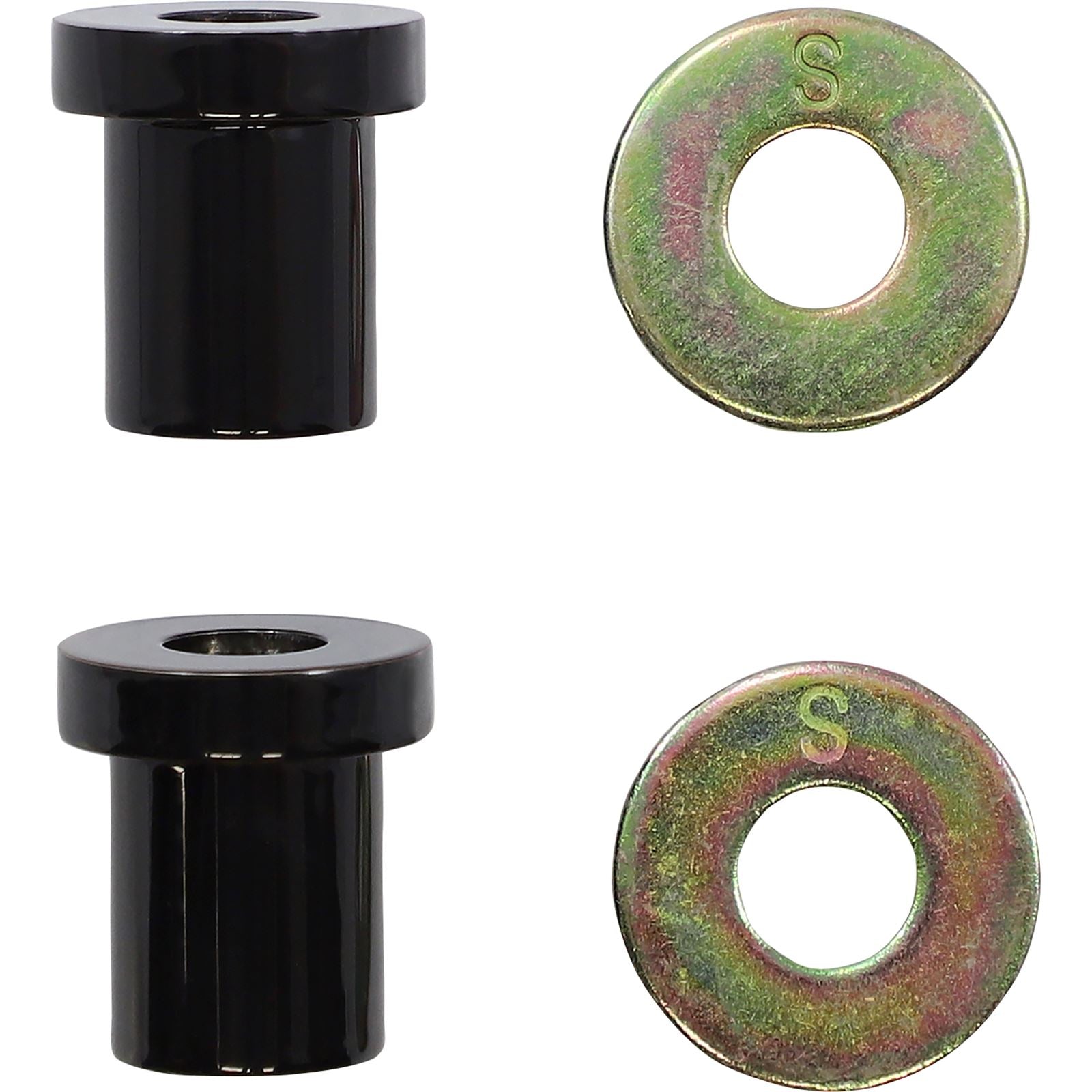 LA Choppers Riser Bushings - Solid - Black [MPN: LA-7400-55B]_1095819