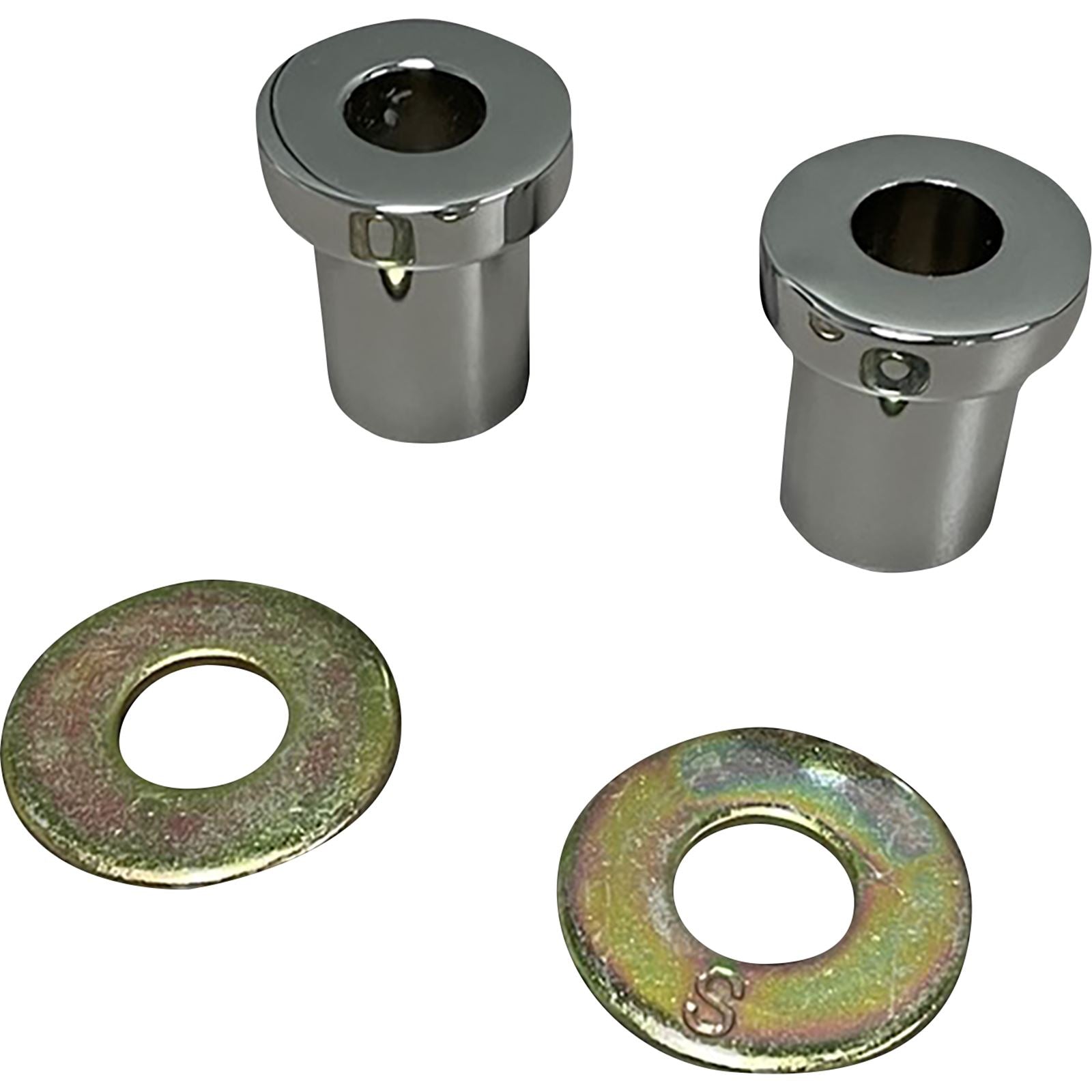 LA Choppers Riser Bushings - Solid - Chrome [MPN: LA-7400-55C]_1097809