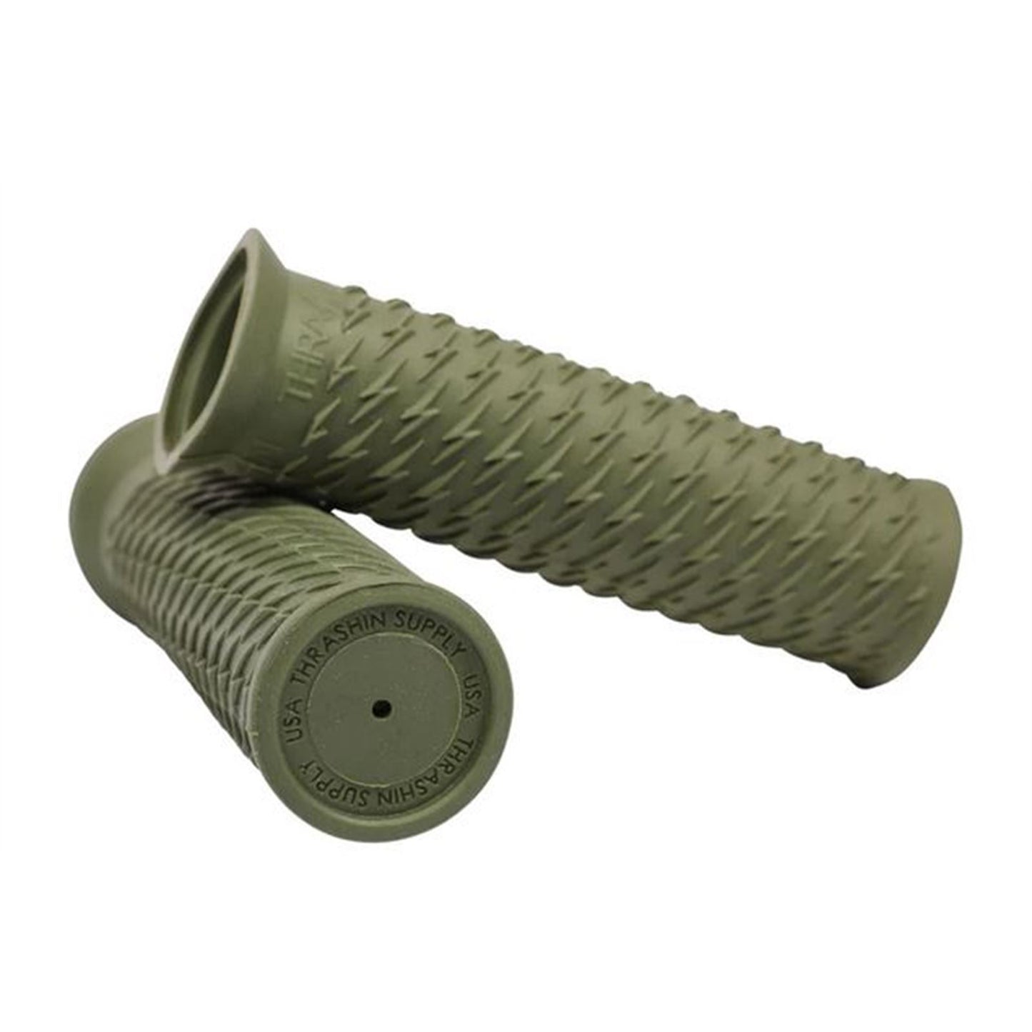 Thrashin Supply Company Grips - Bolt - Green [MPN: TSC-2708-6]_900245