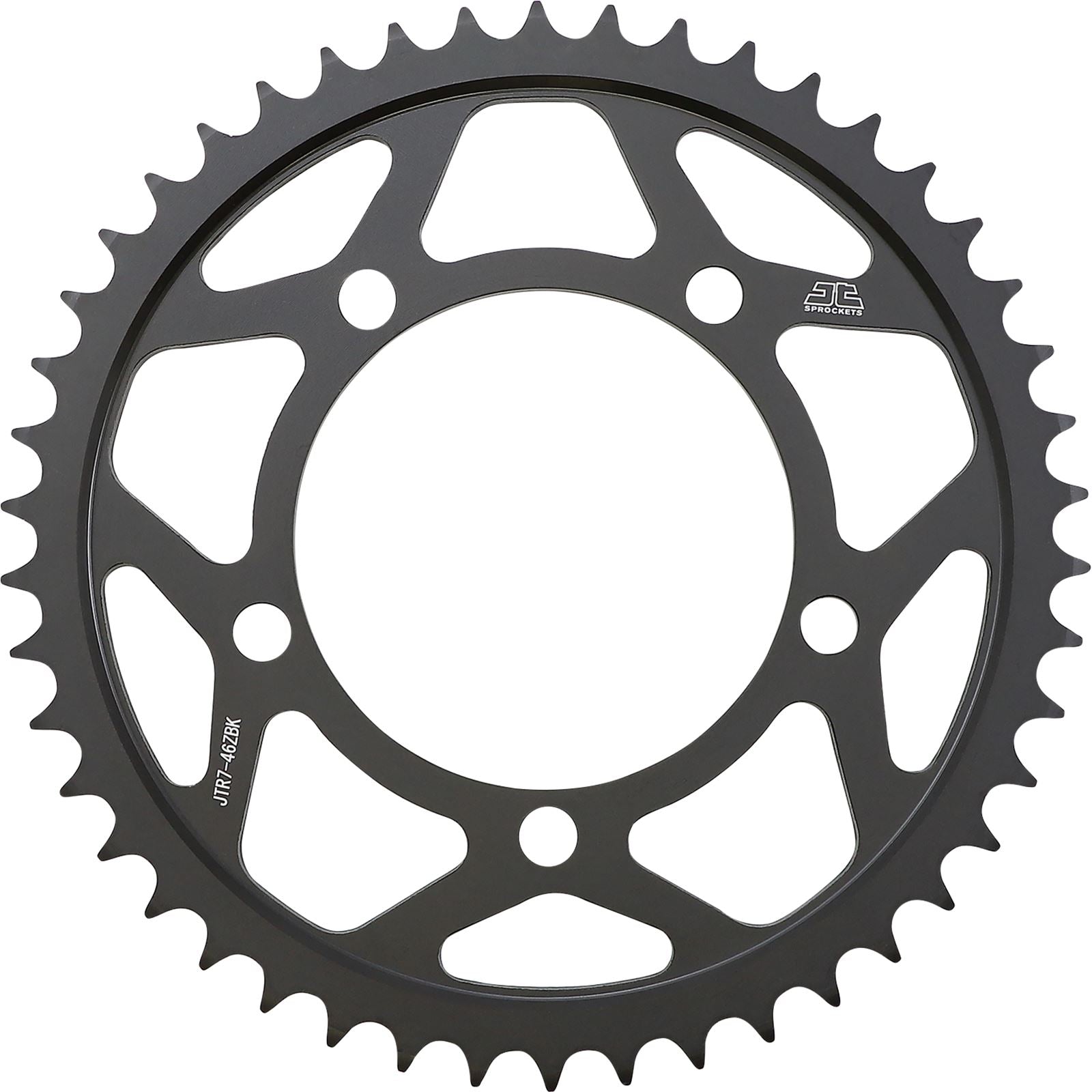 JT Sprockets Rear Sprocket - 46-Tooth - 525 - Black JTR7.46ZBK_1104355