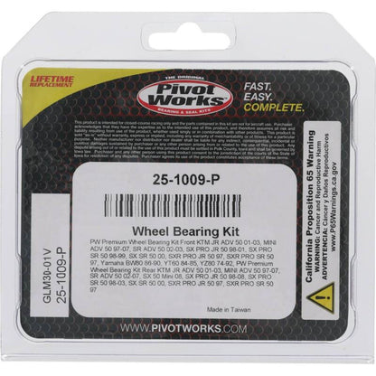 Pivot Works Wheel Bearing Kit Premium for Gas Gas/ Husqvarna/ KTM/Yamaha 25-1578-P_1690762