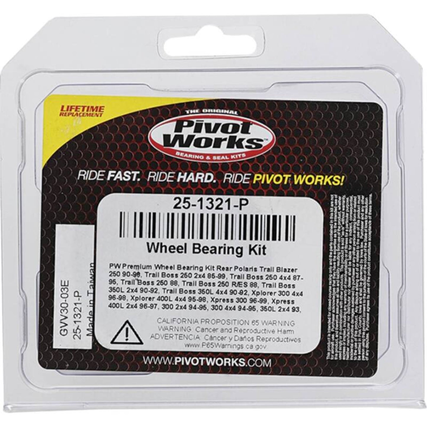 Pivot Works Wheel Bearing Kit - Premium 25-1321-P_1691358