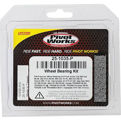 Pivot Works Wheel Bearing Kit - Premium Bearings 25-1035-P_1520340