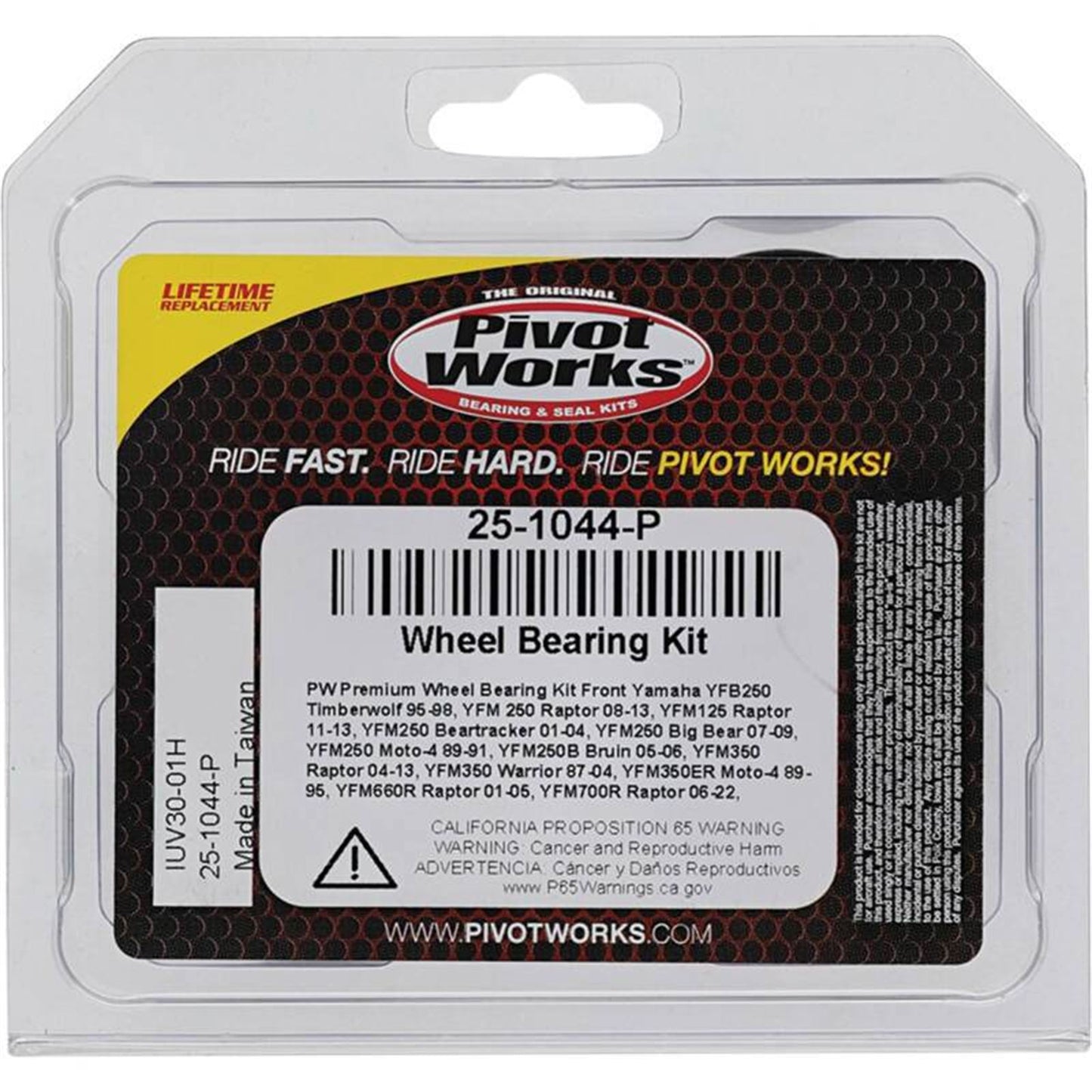 Pivot Works Wheel Bearing Kit - Premium Bearings 25-1044-P_1520393