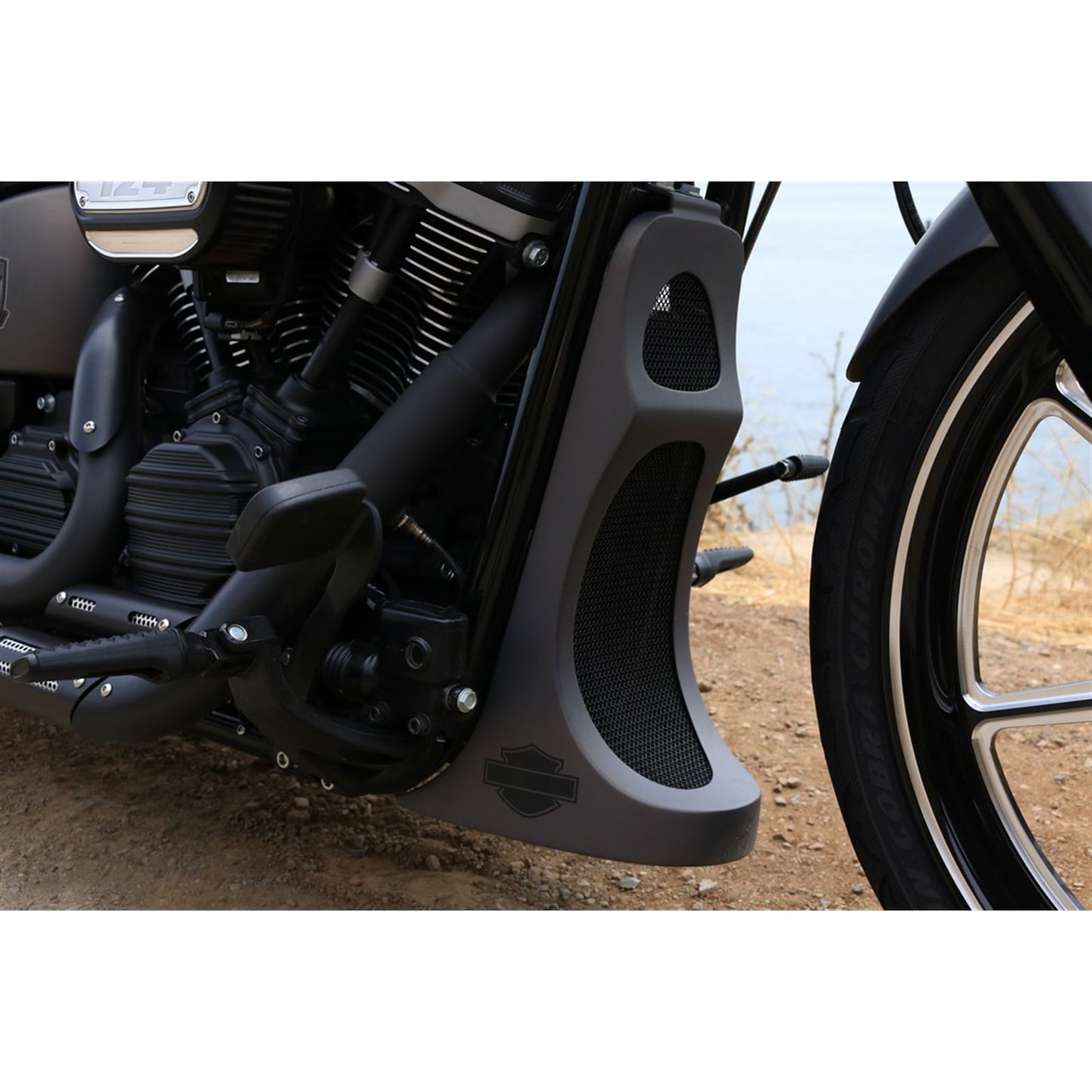 Kodlin USA Steel Front Chin Spoiler for M8 Softail [MPN: K59535]_893084