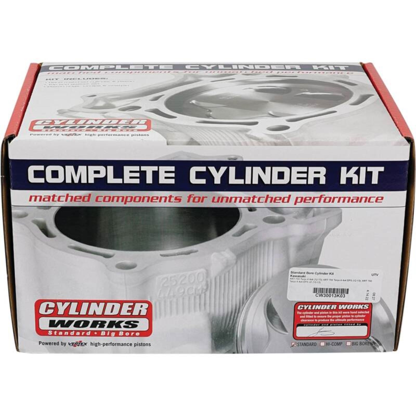 Cylinder Works Cylinder Kit for Kawasaki KRT - High Compression [MPN: CW30013K03HC]_1617741
