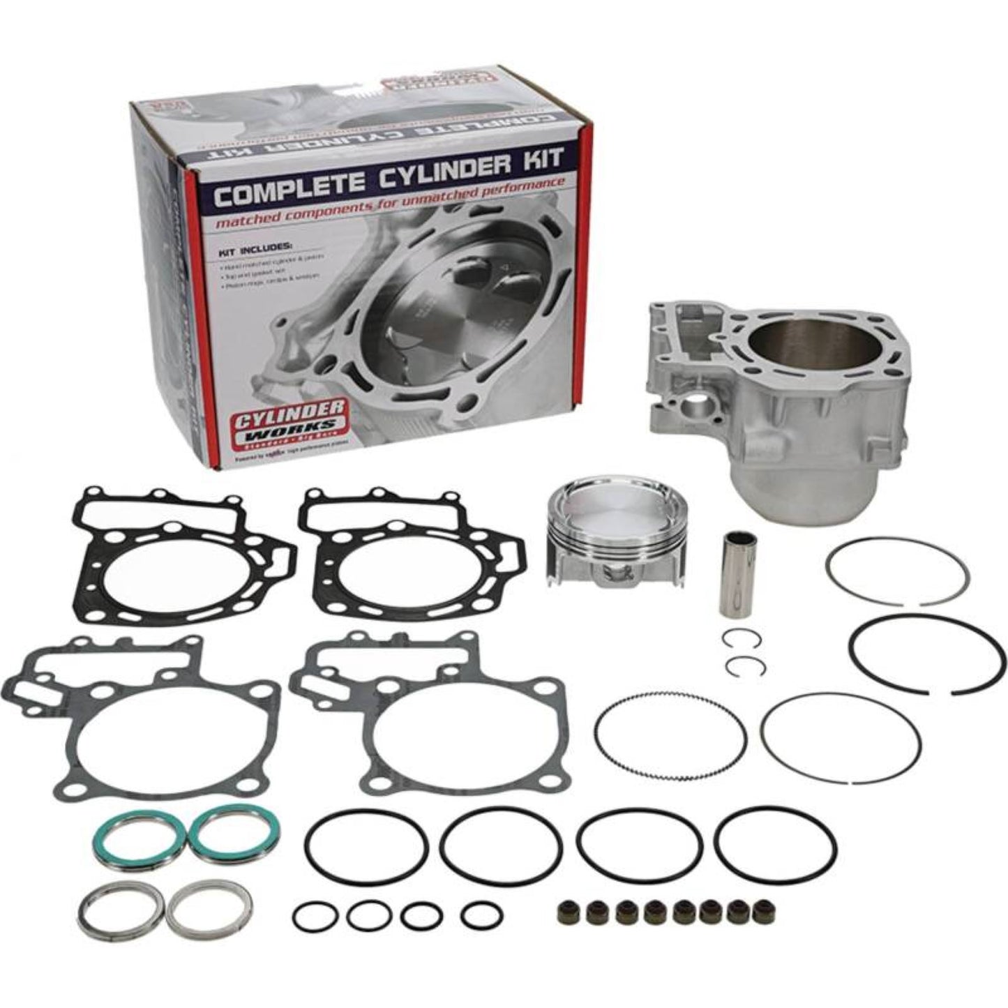 Cylinder Works Cylinder Kit - 85mm - High Compression Compatible with Kawasaki [MPN: CW30014K03HC]_1617734