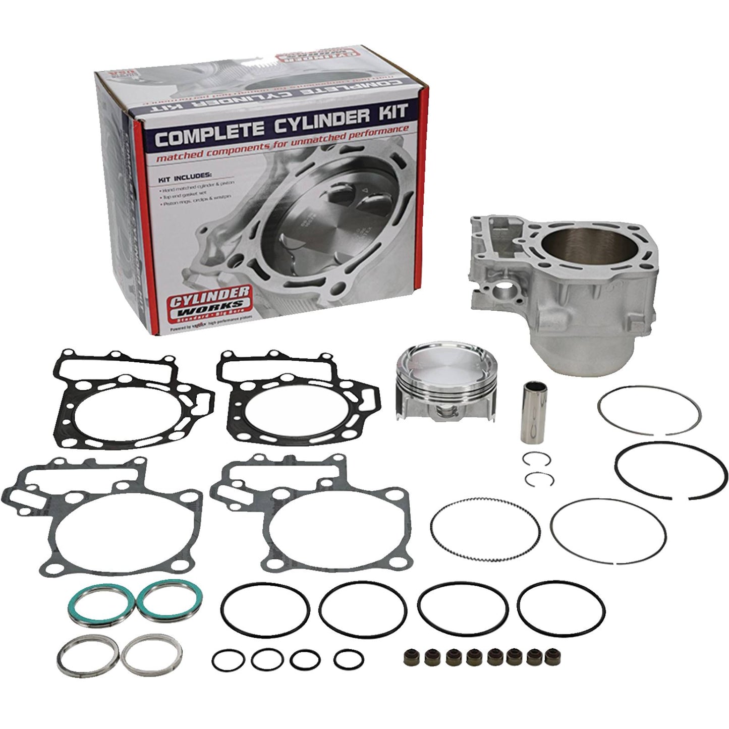 Cylinder Works Cylinder Kit - 85mm - High Compression Compatible with Kawasaki [MPN: CW30014K03HC]_1158496