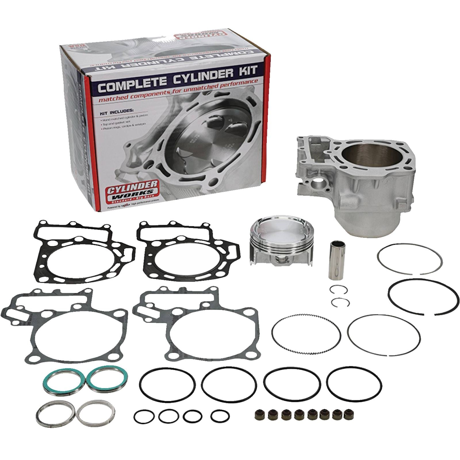 Cylinder Works Cylinder Kit - 85mm - High Compression Compatible with Kawasaki [MPN: CW30014K03HC]_1158496