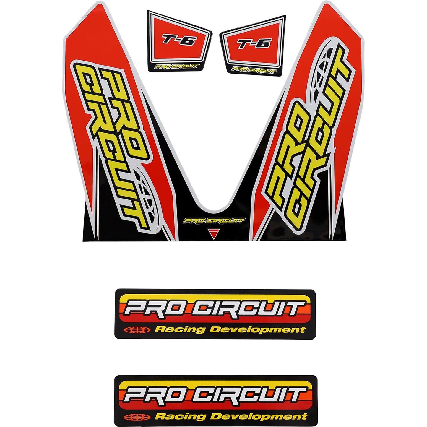 Pro Circuit T-6 Mini Decal - Red [MPN: DC22MINI]_1095966