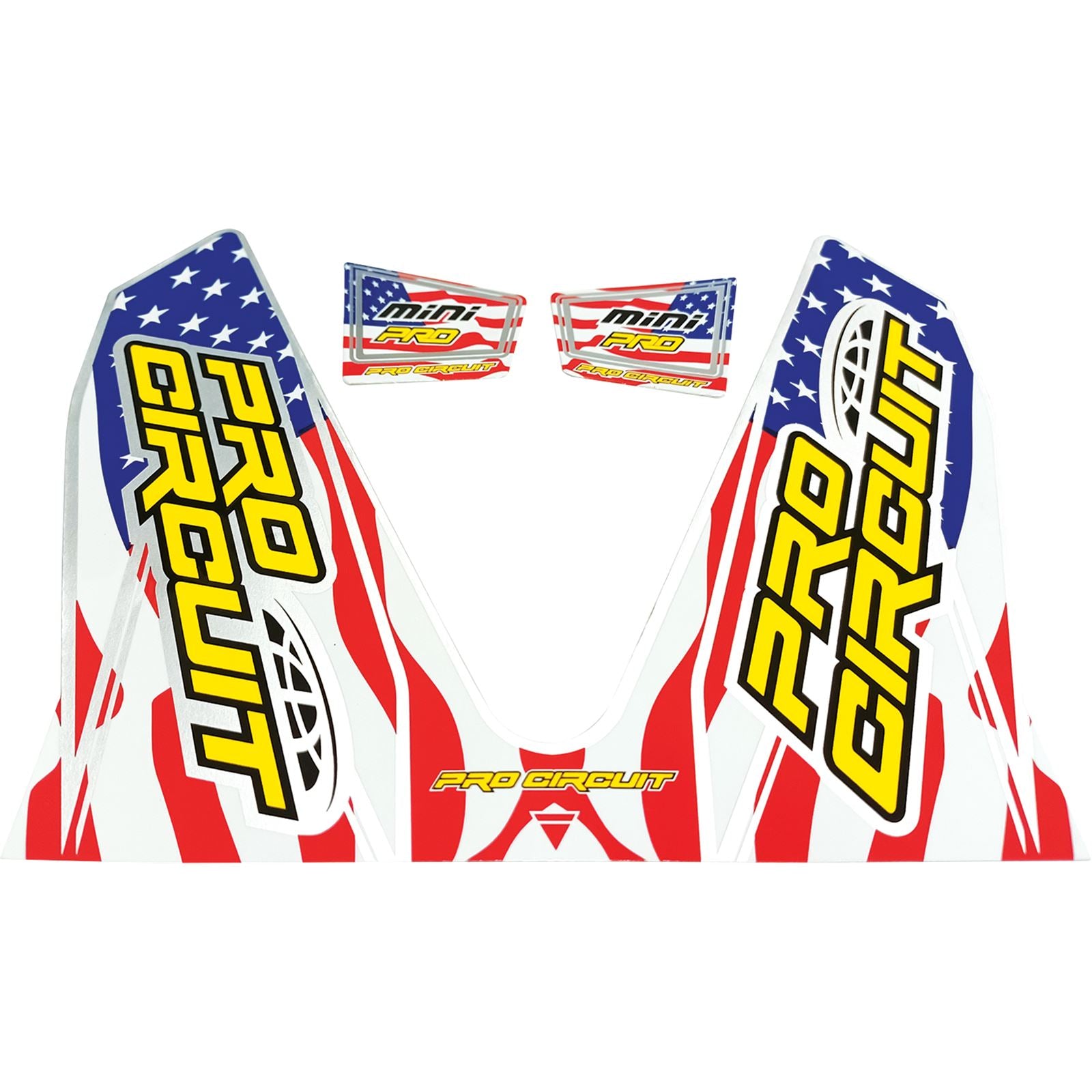 Pro Circuit T-6 Mini Decal - Stars and Stripes [MPN: D22MINI-SS]_1075431