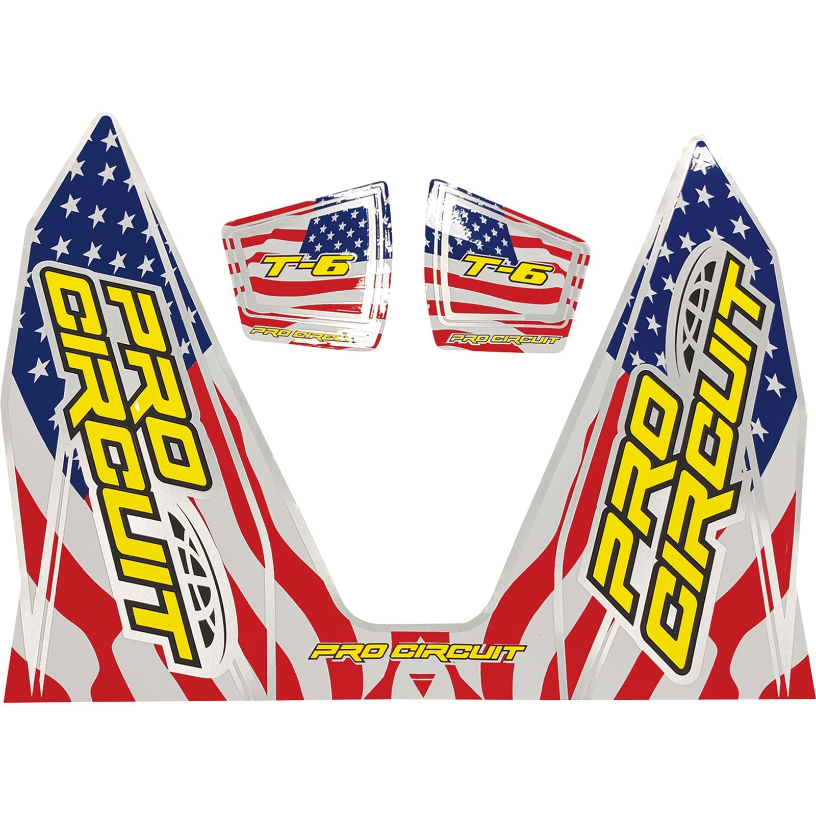 Pro Circuit T-6 Decal - Stars and Stripes [MPN: DC22T6-SS]_1075439