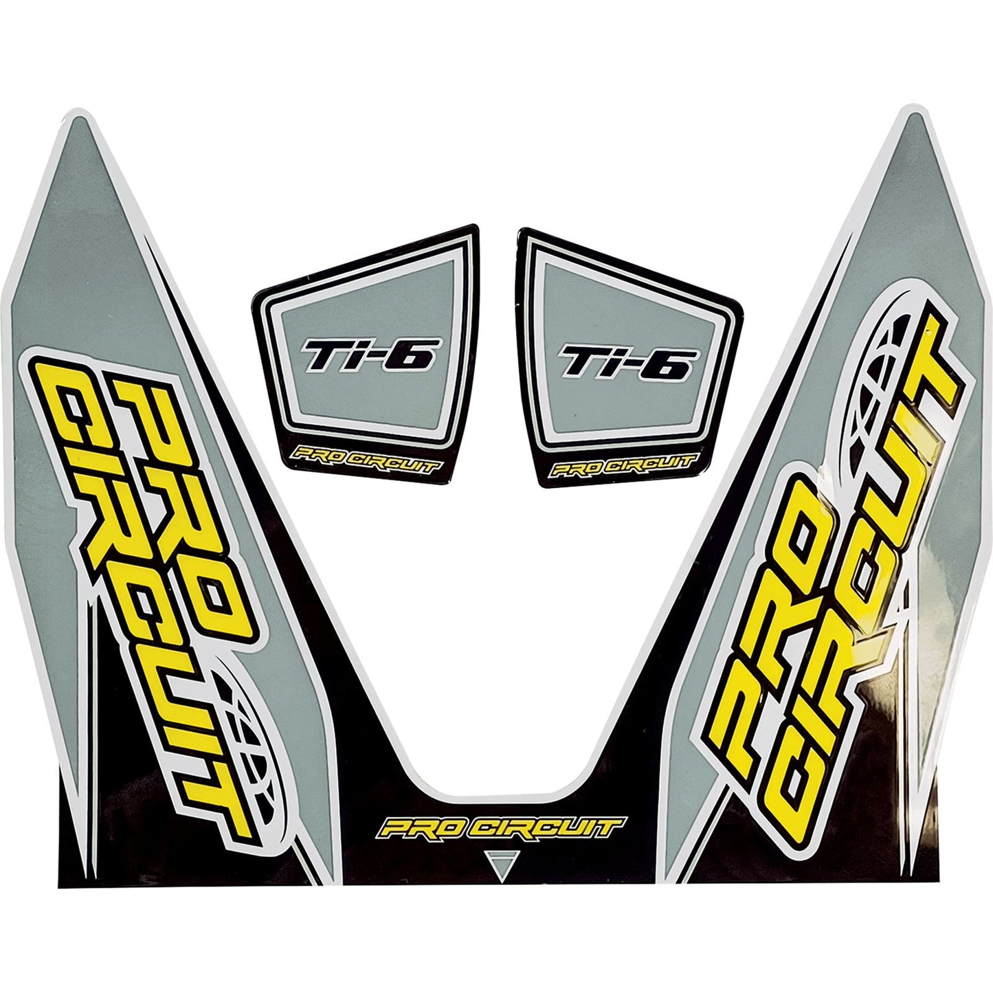 Pro Circuit Ti-6 Decal - Gray [MPN: DC22TI6-GRAY]_1075437