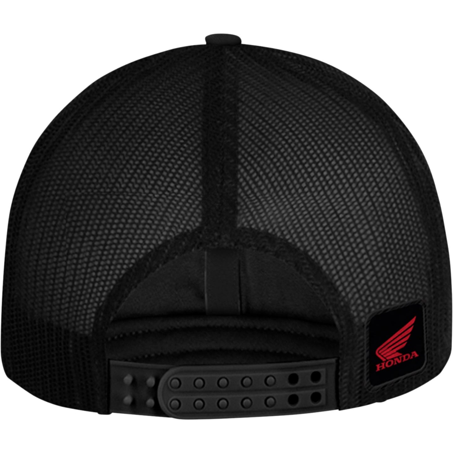 Honda Wing Flat Bill Hat - Black/Red [MPN: NP21A-H3170]_891811