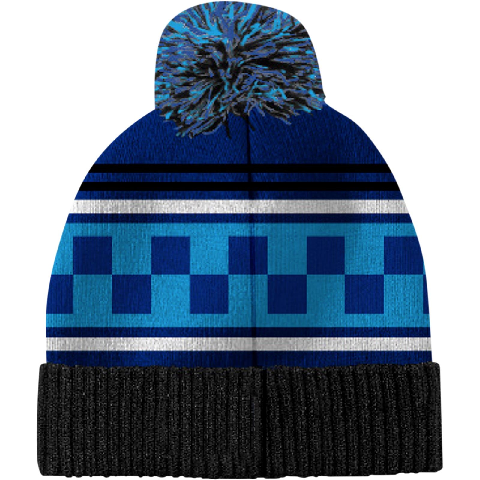Yamaha Racing Pom Beanie - Black/Blue NP21A-H3242_891841