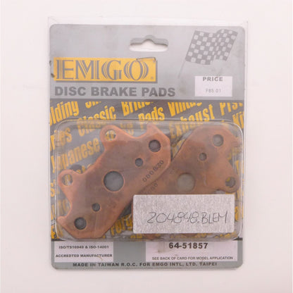 Emgo DISC BRAKE PAD FOR HONDA 43105-MA3-007 64-51857 OPEN BOX [MPN: 64-51857~1]_893049