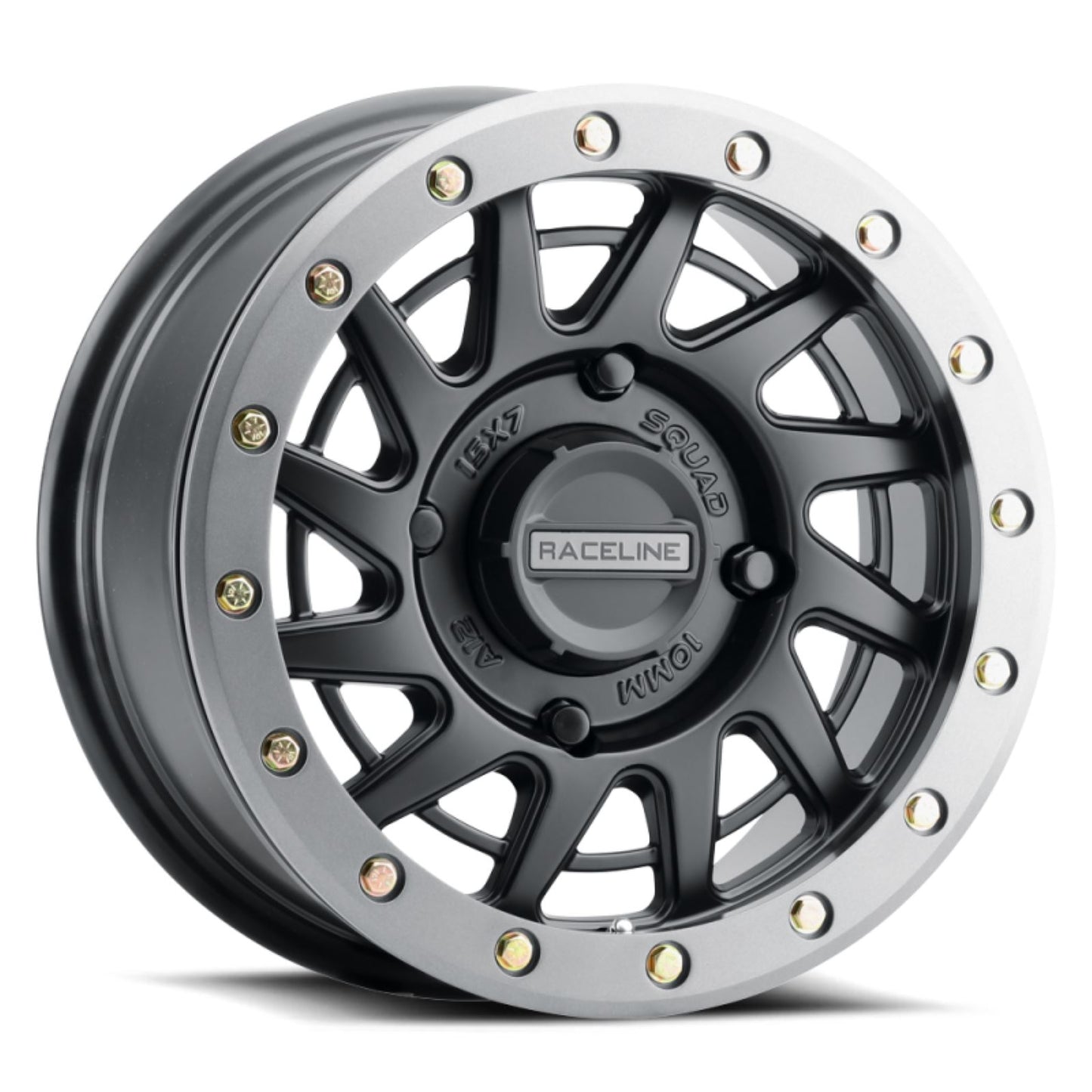 Raceline Squad Beadlock Wheel 15X7 4/137 6+1(+38mm) - Black/Gunmetal A12BG-57037+38_1696307