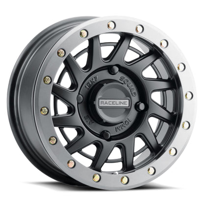 Raceline Squad Beadlock Wheel 15X7 4/156 5+2(+10MM) Black/Metall A12BG-57056+10_1696308