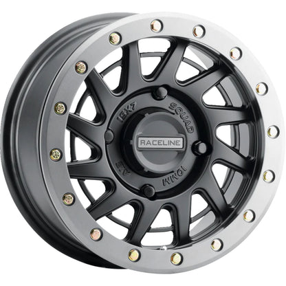 Raceline Squad Beadlock Wheel 15X7 4/156 6+1(+38MM) Black/Metall A12BG-57056+38_1388376