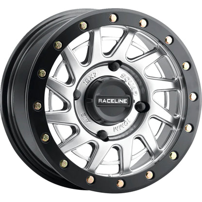 Raceline Squad Beadlock Wheel 15X7 4/137 6+1(+38mm) - Hyper Silver A12SB-57037+38_1388373