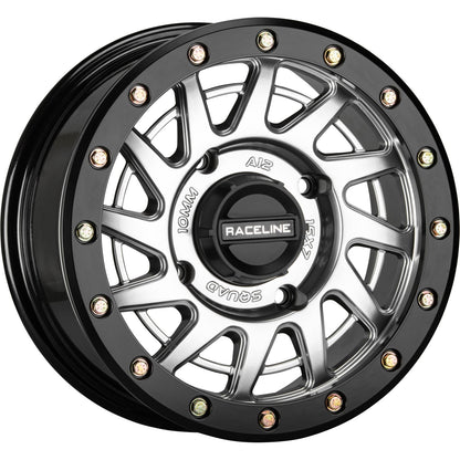 Raceline Squad Beadlock Wheel 15X7 4/156 5+2(+10MM) Hyper Silver A12SB-57056+10_1075362