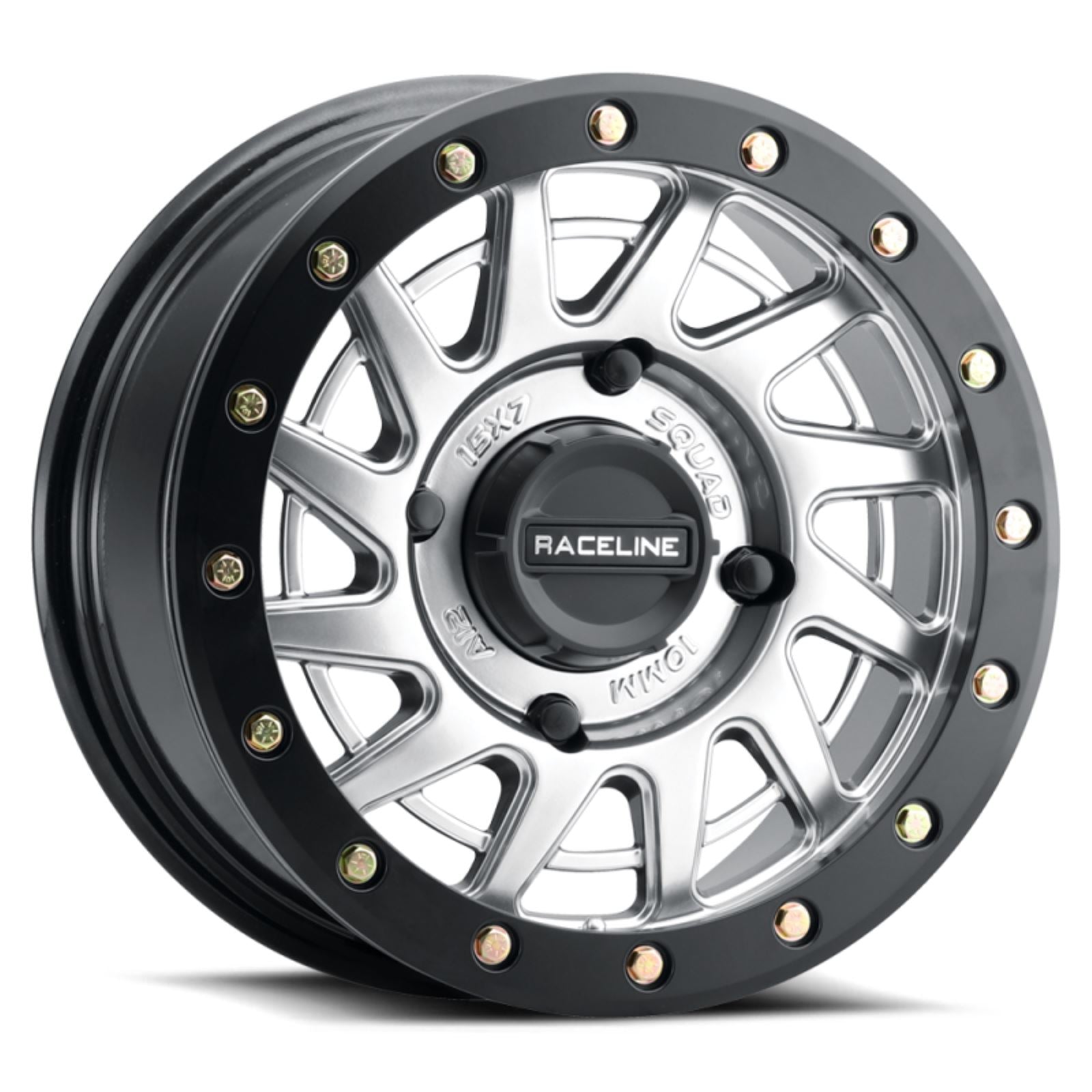 Raceline Squad Beadlock Wheel 15X7 4/156 6+1(+38mm) - Hyper Silver A12SB-57056+38_1696288