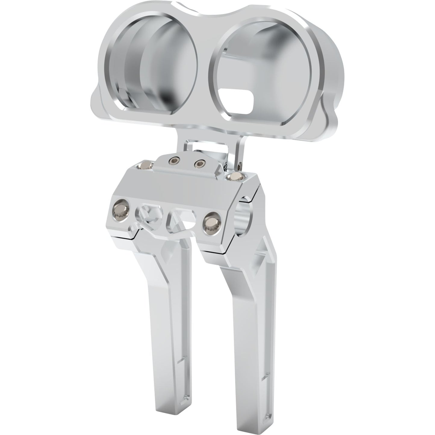 LA Choppers Gauge Mount - Dual - Raw [MPN: LA-7397-03R]_1095980