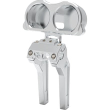 LA Choppers Gauge Mount - Dual - Raw [MPN: LA-7397-03R]_1095980