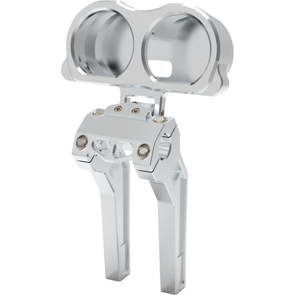 LA Choppers Gauge Mount - Dual - Raw [MPN: LA-7397-03R]_1095980